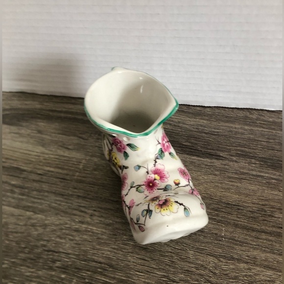 Vtg James Kent Staffordshire Old Foley Ceramic Boot - Picture 4 of 11